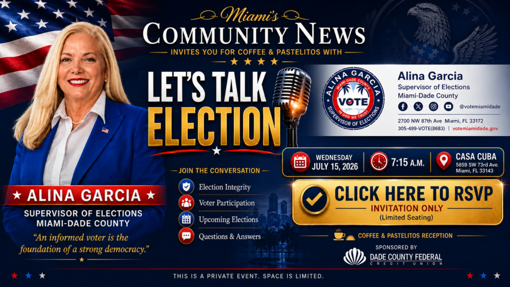 Let’s Talk Elections with Alina Garcia — Networking Breakfast