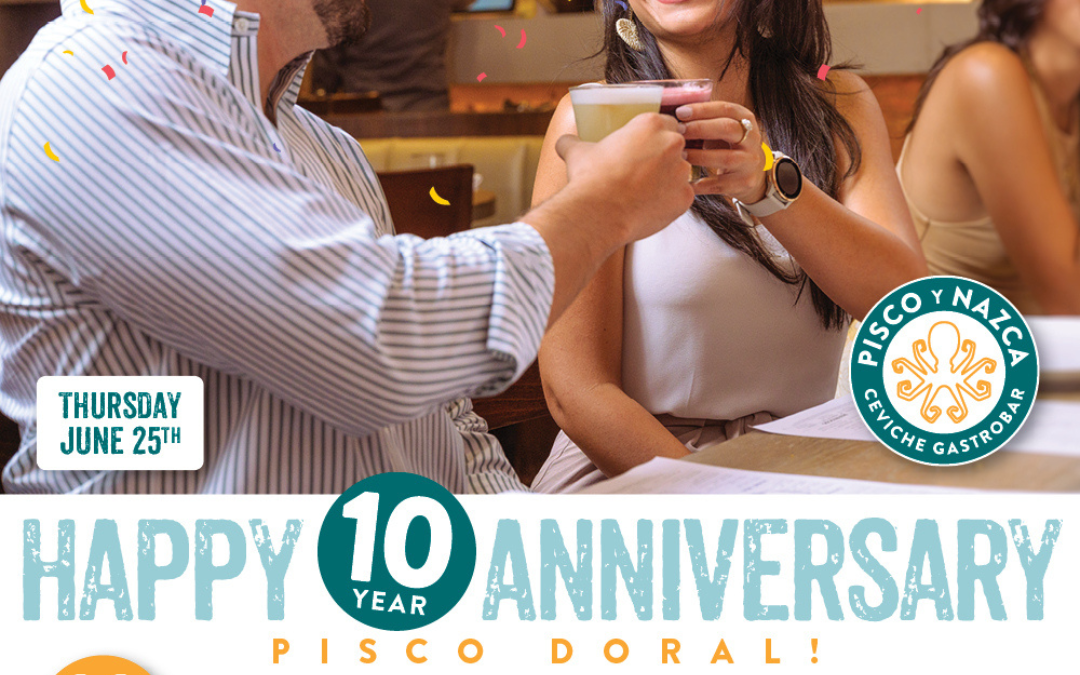 PISCO y NAZCA  10 anniversary