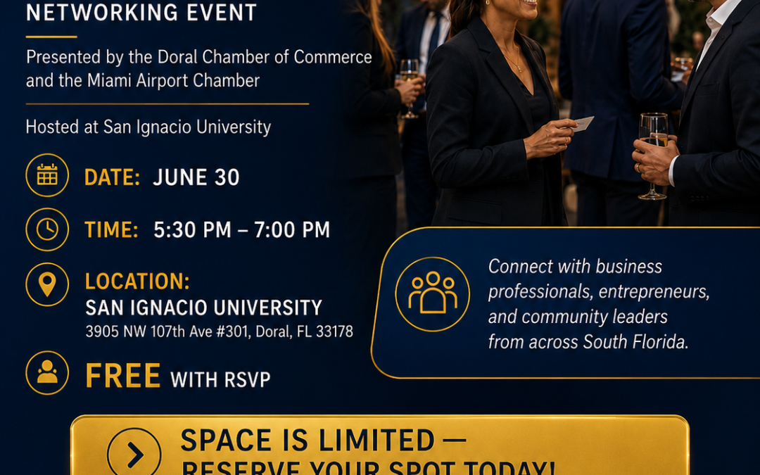 Doral After Hours: Professional Business Networking at San Ignacio University