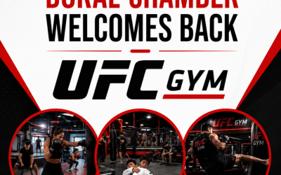 Doral Chamber of Commerce Proudly Welcomes Back UFC GYM as a Platinum Member.