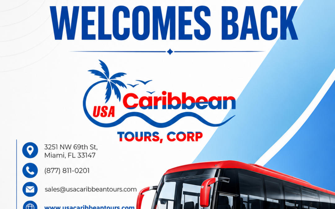 Doral Chamber of Commerce Proudly Welcomes Back USA Caribbean Tours Corp as a Platinum Member.