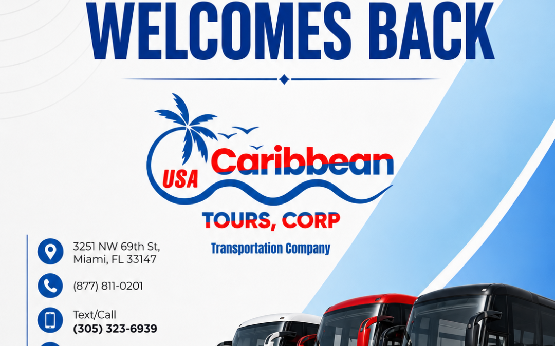 Doral Chamber of Commerce Proudly Welcomes Back USA Caribbean Tours Corp as a Platinum Member.