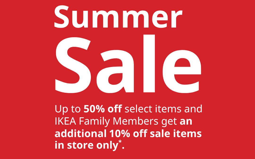 IKEA  Save up to 50% at IKEA Miami’s Summer Sale!