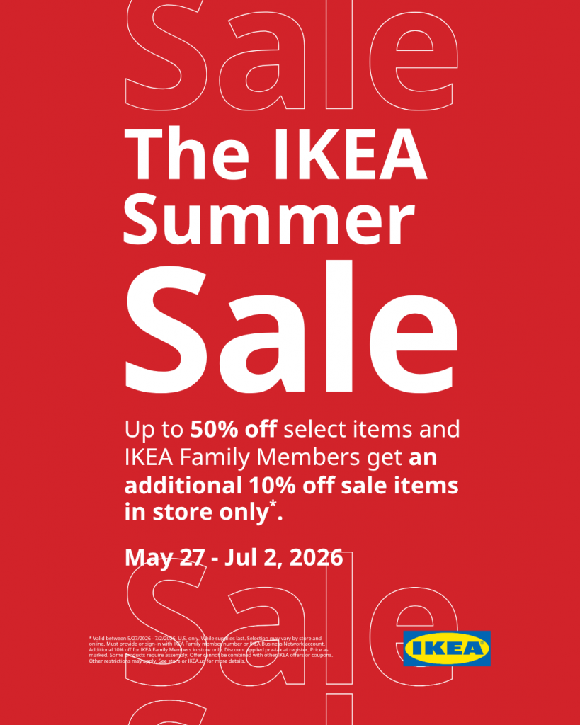 IKEA Save up to 50% at IKEA Miami's Summer Sale!