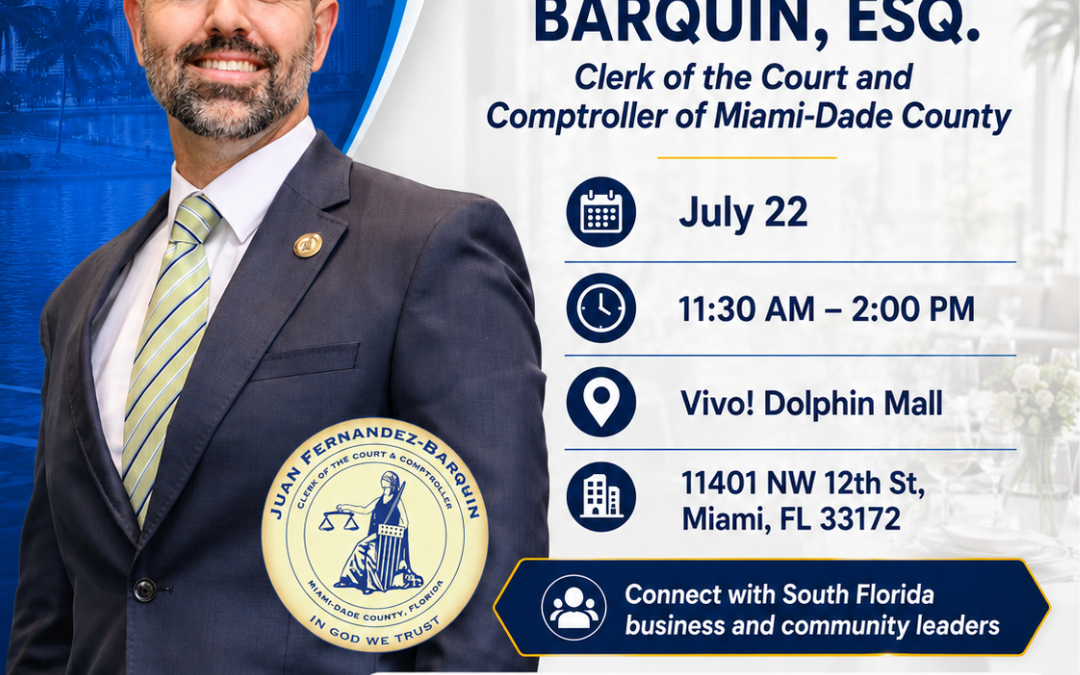 Doral Chamber Signature Lunch with Juan Fernandez-Barquin at Vivo! Dolphin Mall