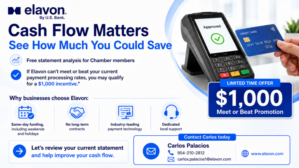 Elavon by U.S. Bank Helps Chamber Members Improve Cash Flow and Save on Payment Processing