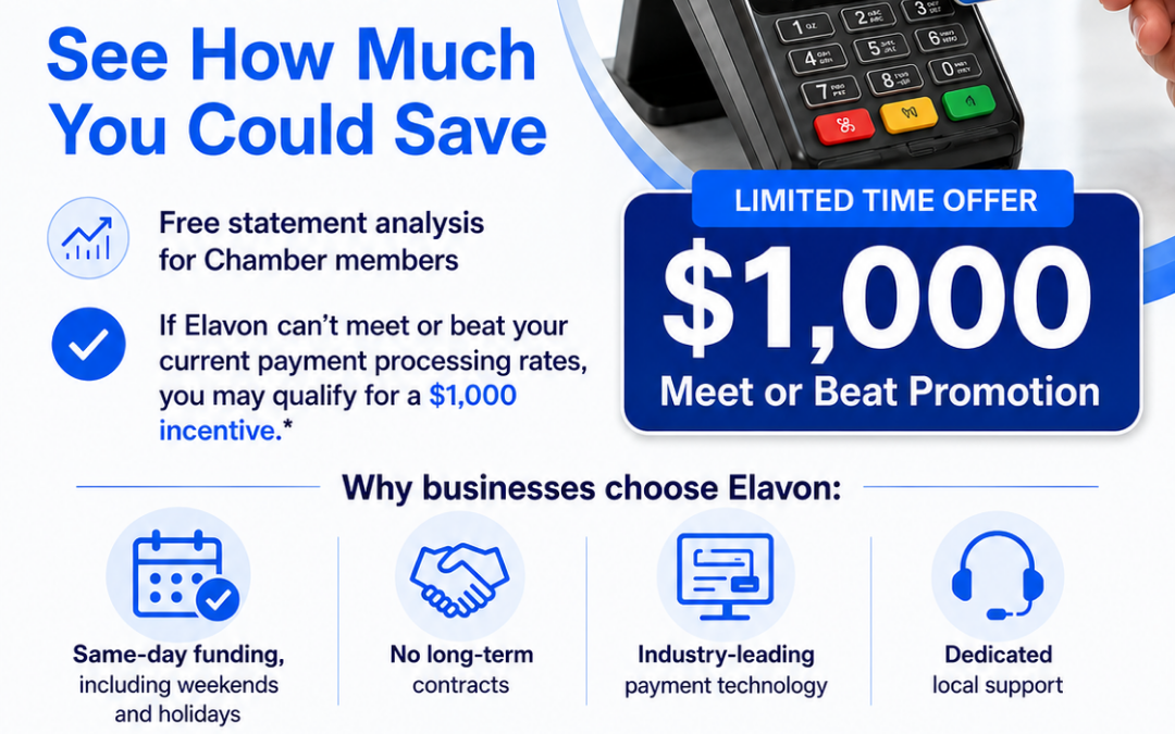 Elavon by U.S. Bank Helps Chamber Members Improve Cash Flow and Save on Payment Processing