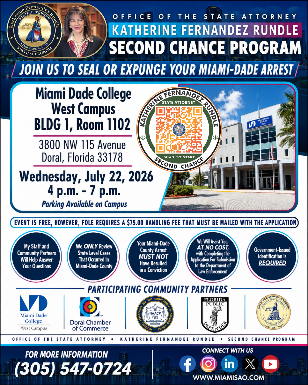 Second Chance Program in Doral: Assistance with Sealing or Expunging Eligible Arrest Records