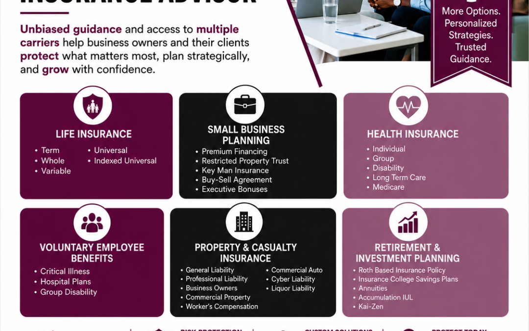 Working with an Independent Retirement & Life Insurance Advisor