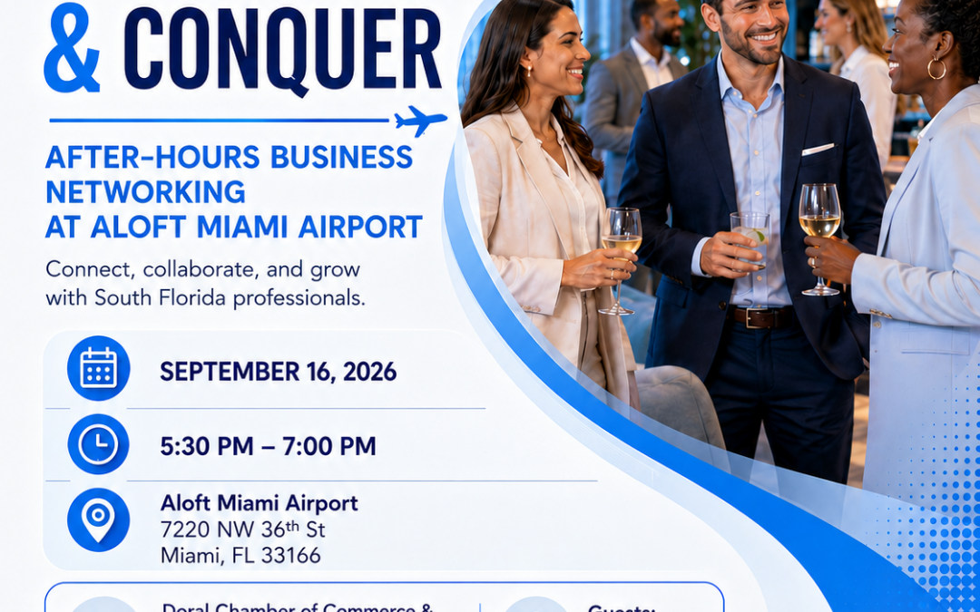 Connect & Conquer: After-Hours Business Networking at Aloft Miami Airport