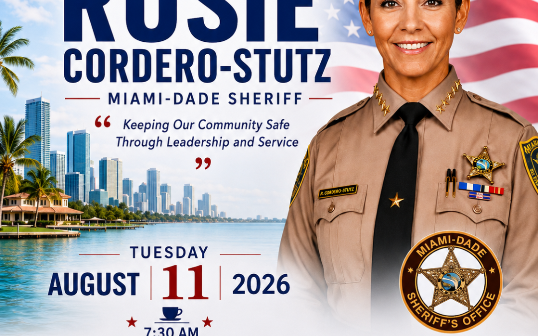 Breakfast at CasaCuba with Miami-Dade Sheriff Rosie Cordero-Stutz