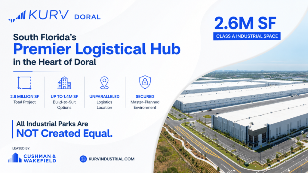 Cushman & Wakefield Presents Kurv Doral – Industrial Space for Lease
