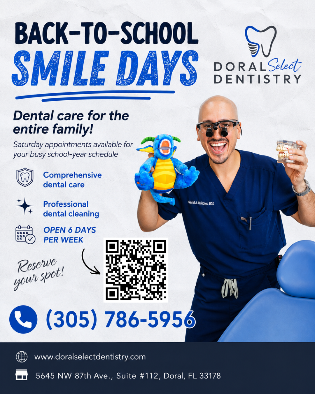 Back-to-School Smile Days at Doral Select Dentistry