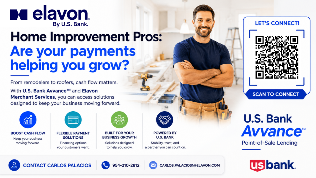 Elavon by U.S. Bank Avvance: Helping Home Improvement Pros Grow