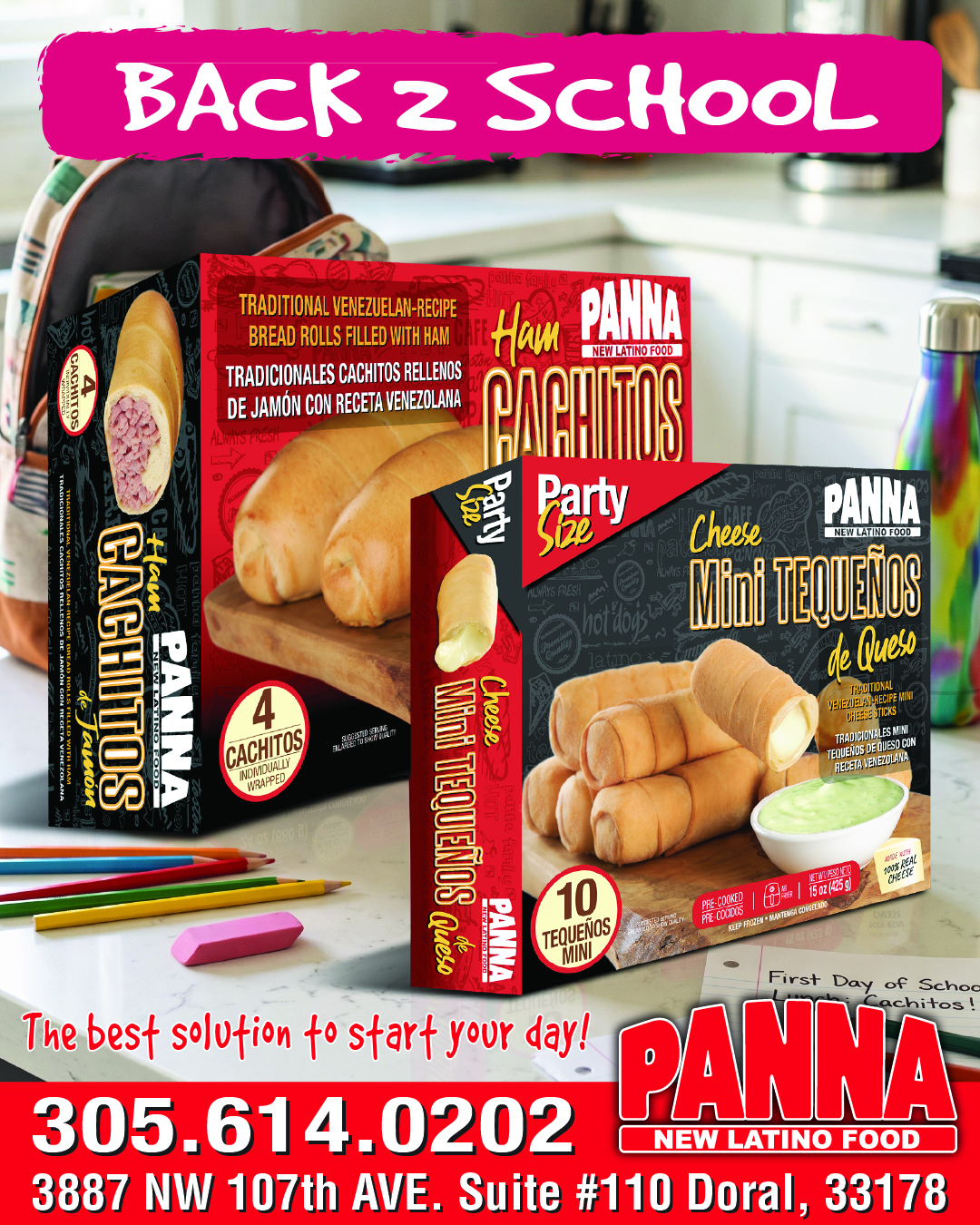 PANNA New Latino Food Back 2 School Grab&Go