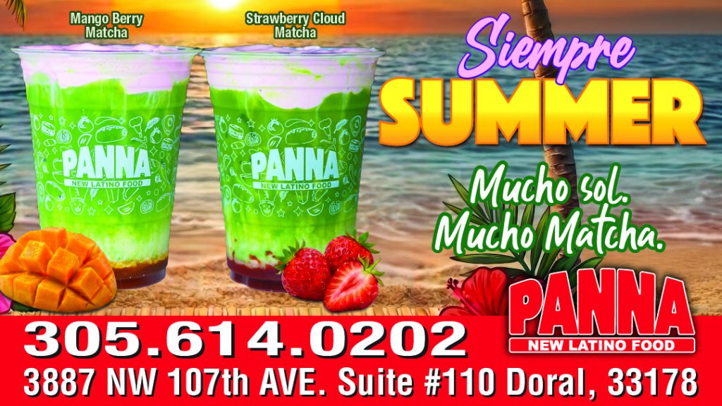 PANNA New Latino Food Siempre Summer Matcha