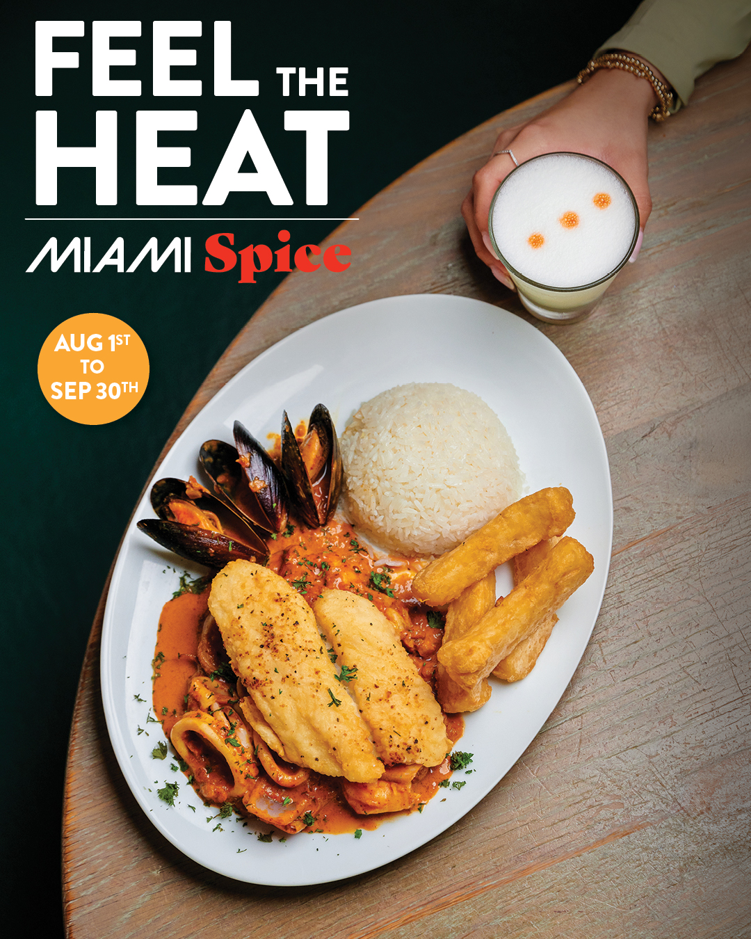 Pisco y Nazca Ceviche Gastrobar Miami Spice Promo