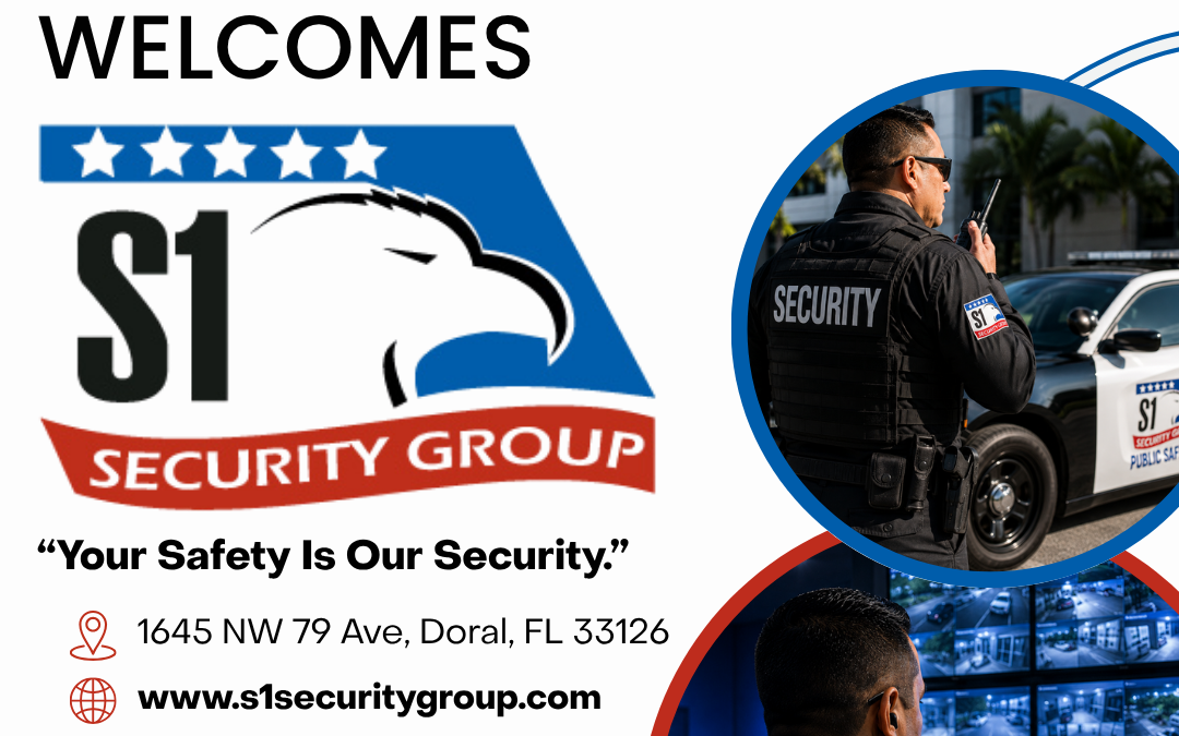 Doral Chamber of Commerce Proudly Welcomes S1 Security Group as a Trustee Member.