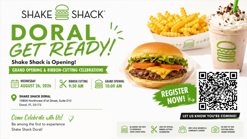 Shake Shack Doral Grand Opening & Ribbon-Cutting Celebration!