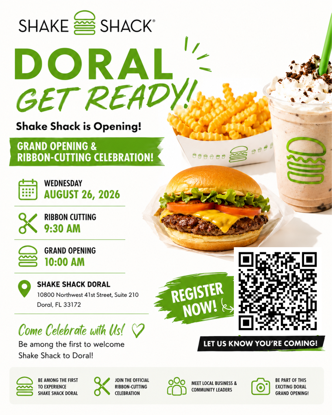 Shake Shack Doral Grand Opening & Ribbon-Cutting Celebration!