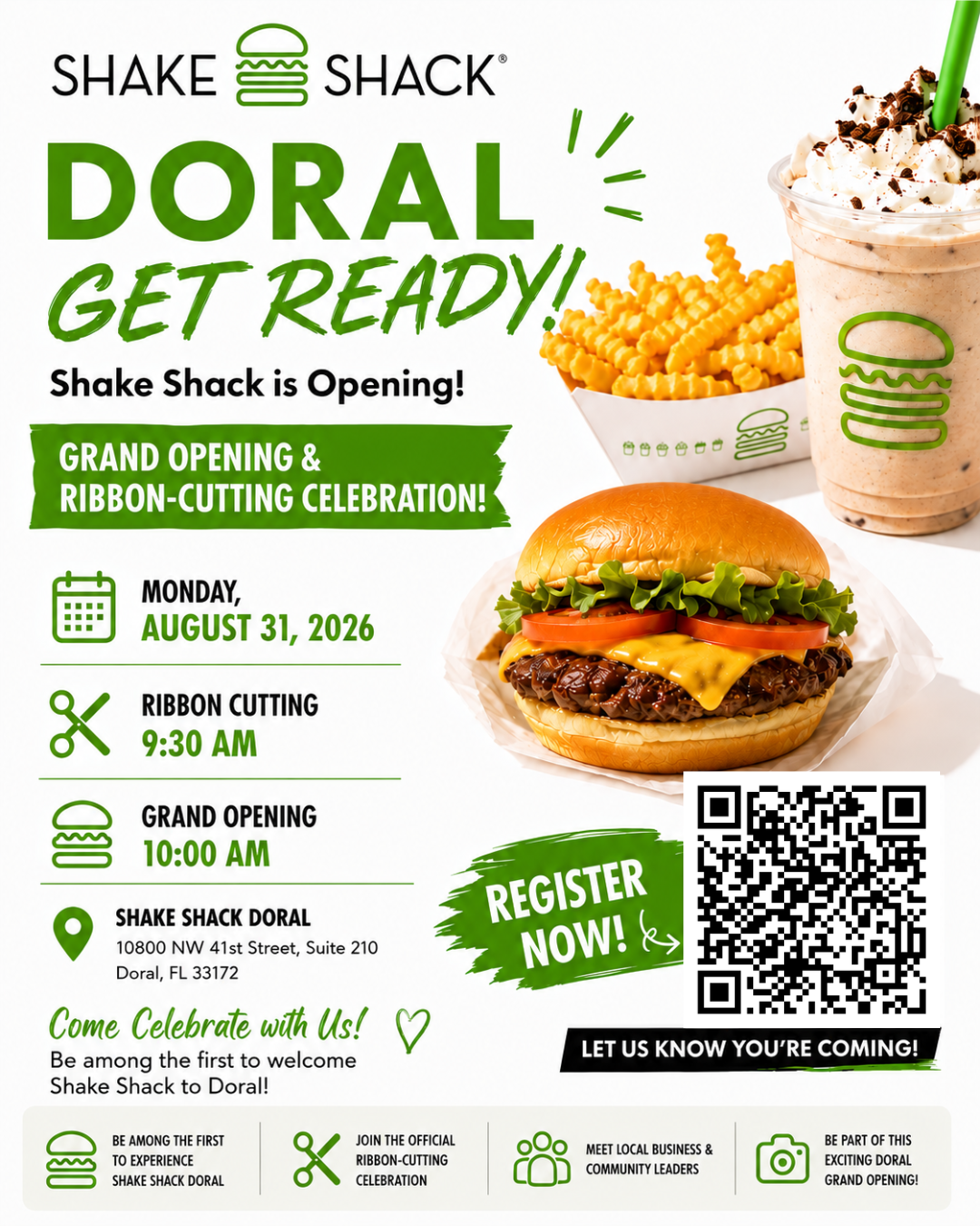 Shake Shack Doral Grand Opening & Ribbon-Cutting Celebration!