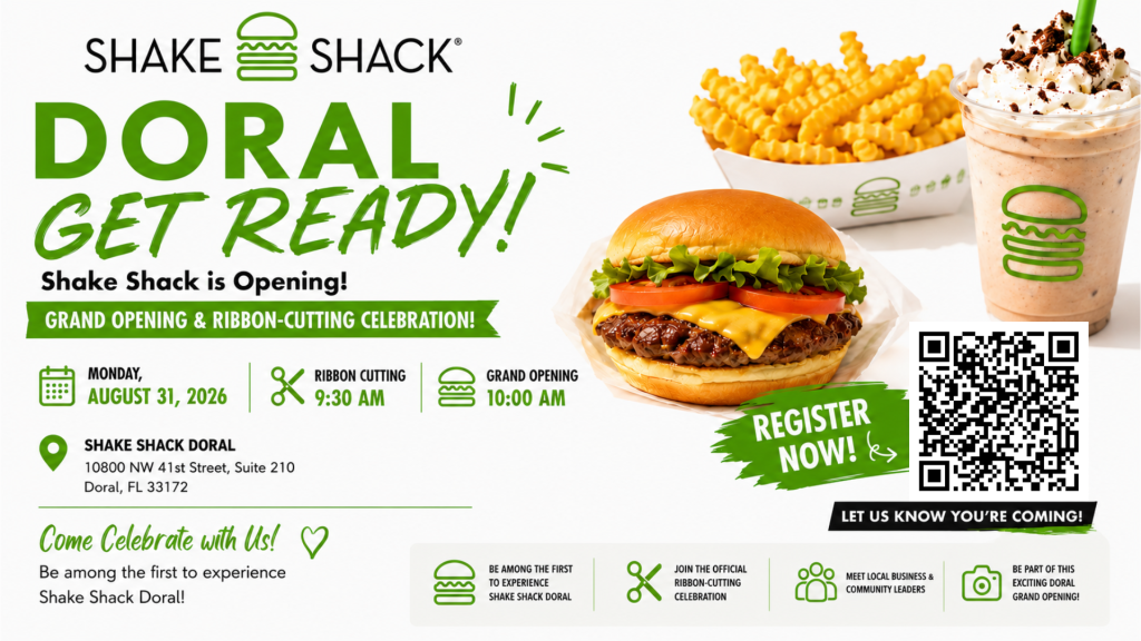 Shake Shack Doral Grand Opening & Ribbon-Cutting Celebration!
