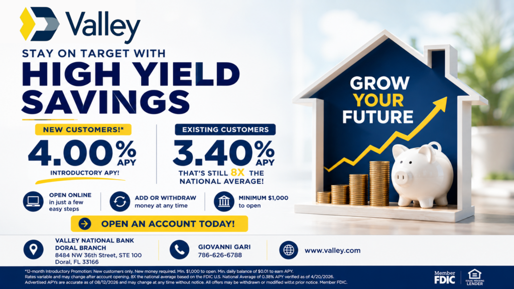 Valley Direct High Yield Savings: Earn Up to 4.00% APY*