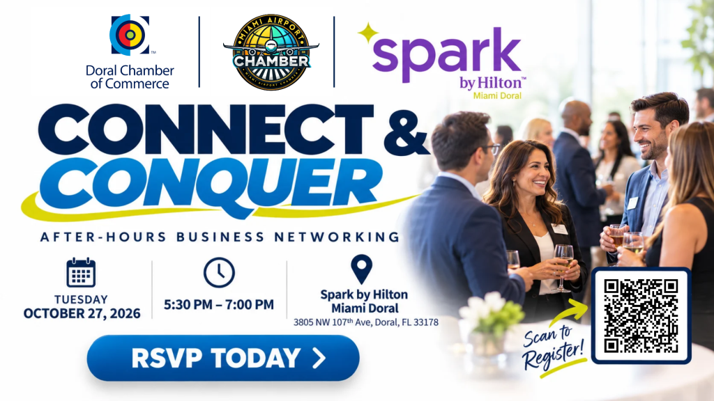 Connect & Conquer: After-Hours Business Networking at Spark by Hilton Miami Doral