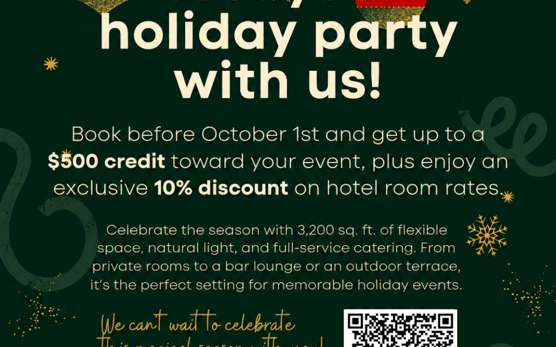Aloft Miami Doral Invites You to Celebrate the Holidays With Us!
