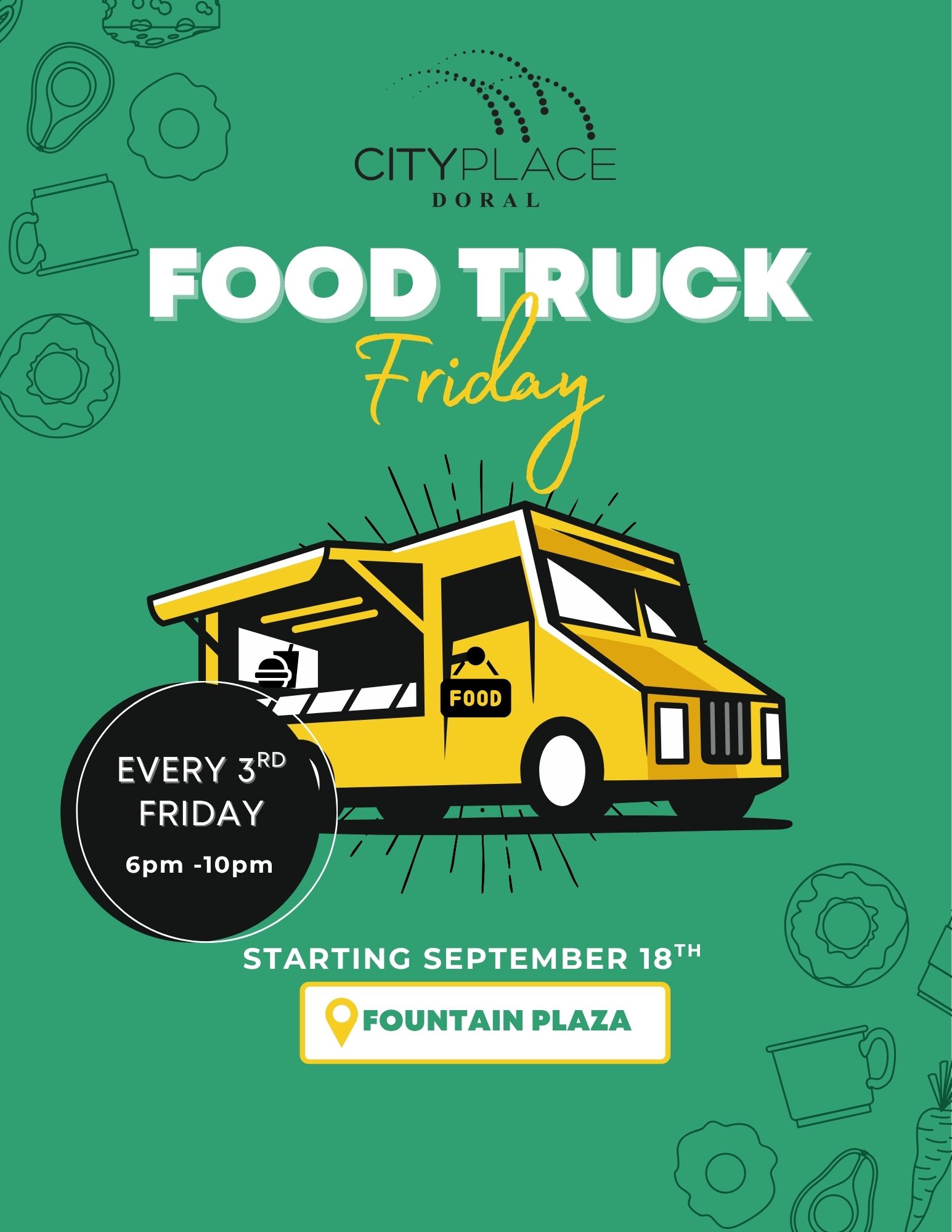 CityPlace Doral Food Truck Friday launches this week