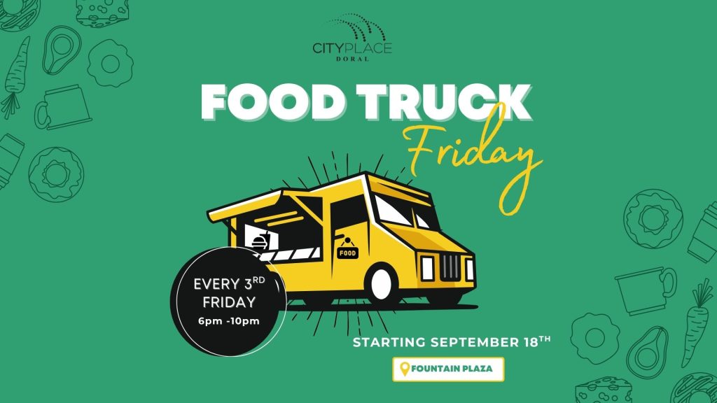 CityPlace Doral Food Truck Friday launches this week