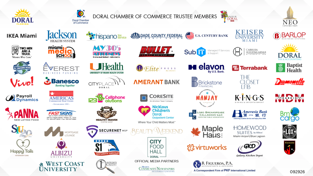 Doral Chamber Trustee Banner 092926