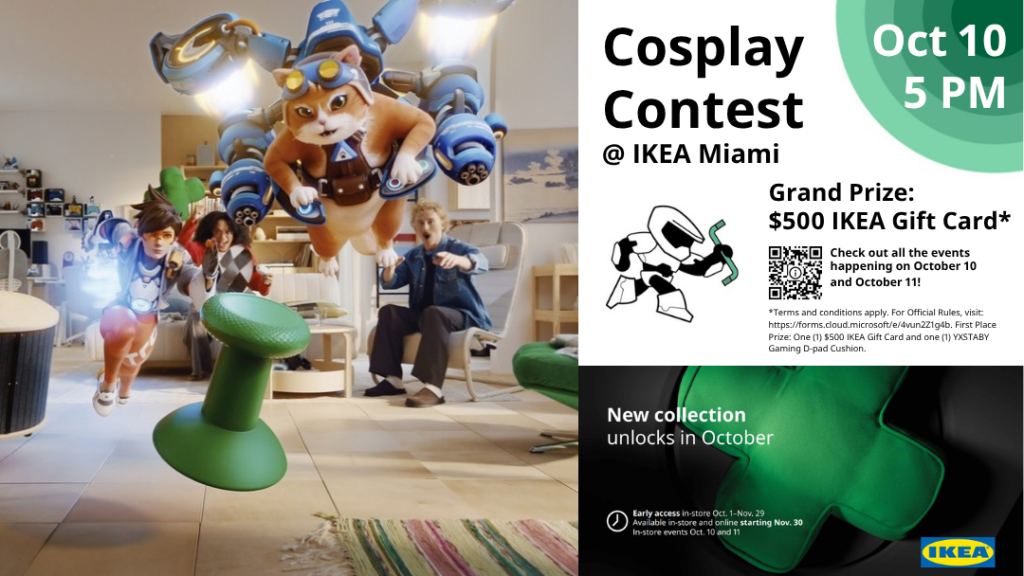 IKEA You're Invited! Free Gaming Event at IKEA Miami.