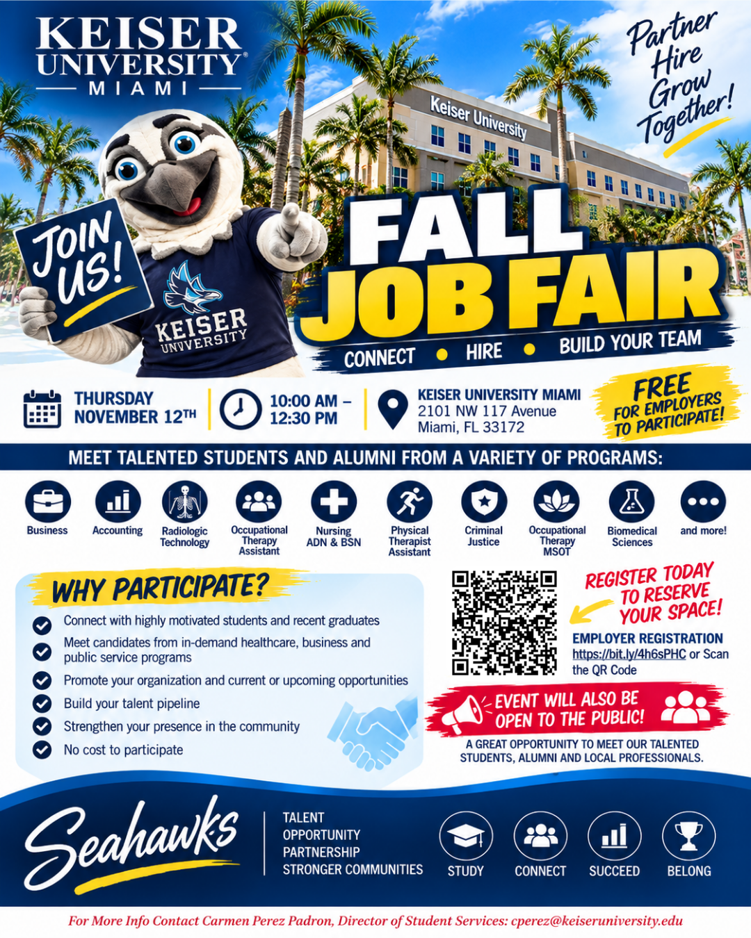 Keiser University Miami Fall Job Fair 2026 – Employers Invited