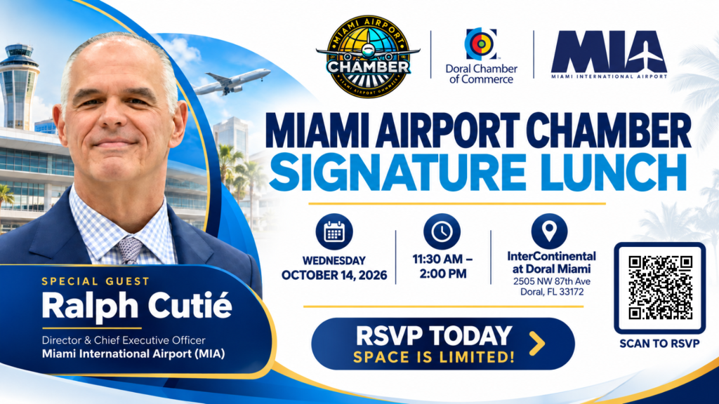 Miami Airport Chamber Signature Lunch Featuring Ralph Cutié, Director & CEO of Miami International Airport