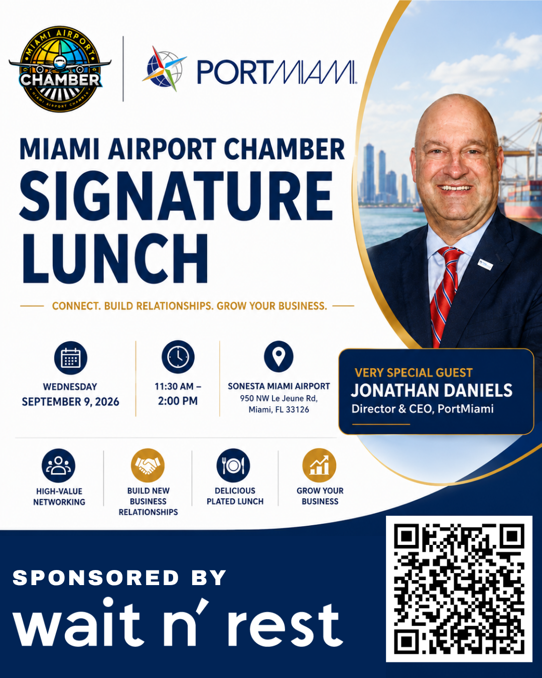 Miami Airport Chamber Signature Lunch with PortMiami CEO Jonathan Daniels