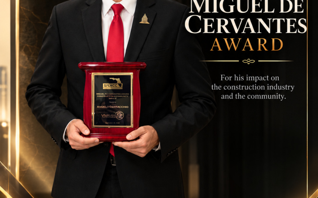 Neo Construction Corp Received the Miguel de Cervantes Award!