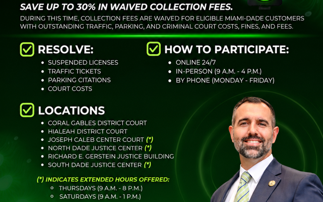Miami Dade Clerk – Operation Green Light October 5–18