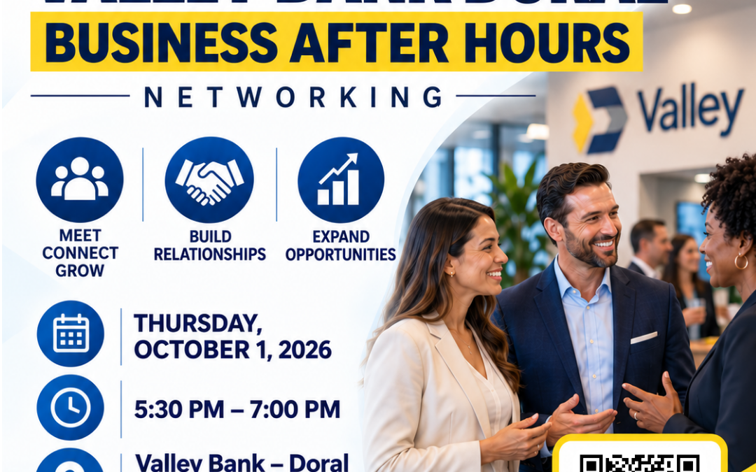Connect After Hours: Business Networking at Valley Bank Doral