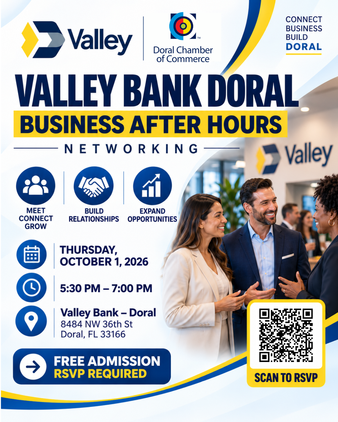 Connect After Hours: Business Networking at Valley Bank Doral