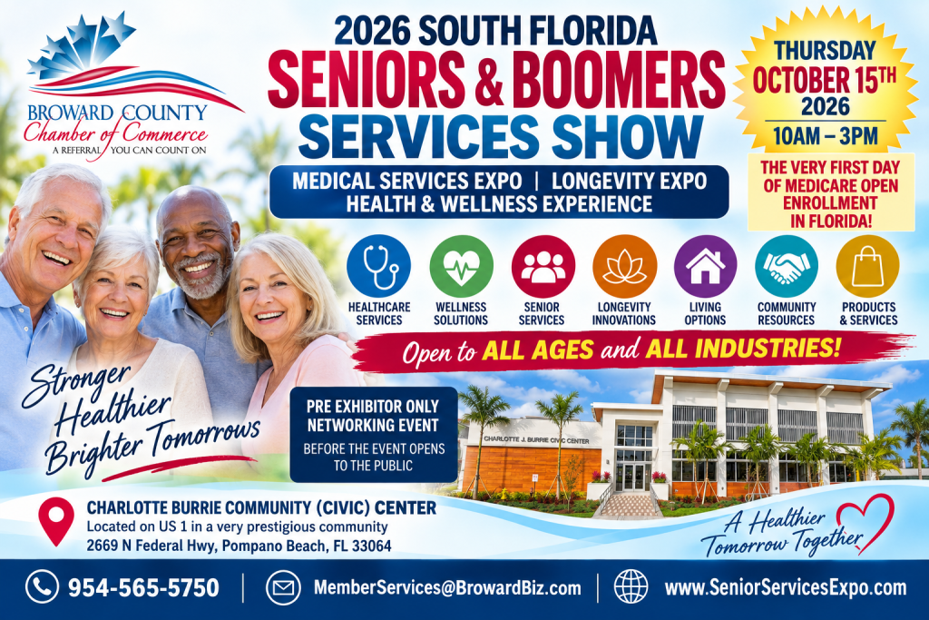 Broward County Chamber of Commerce 2026 South Florida Seniors & Boomers Services Show