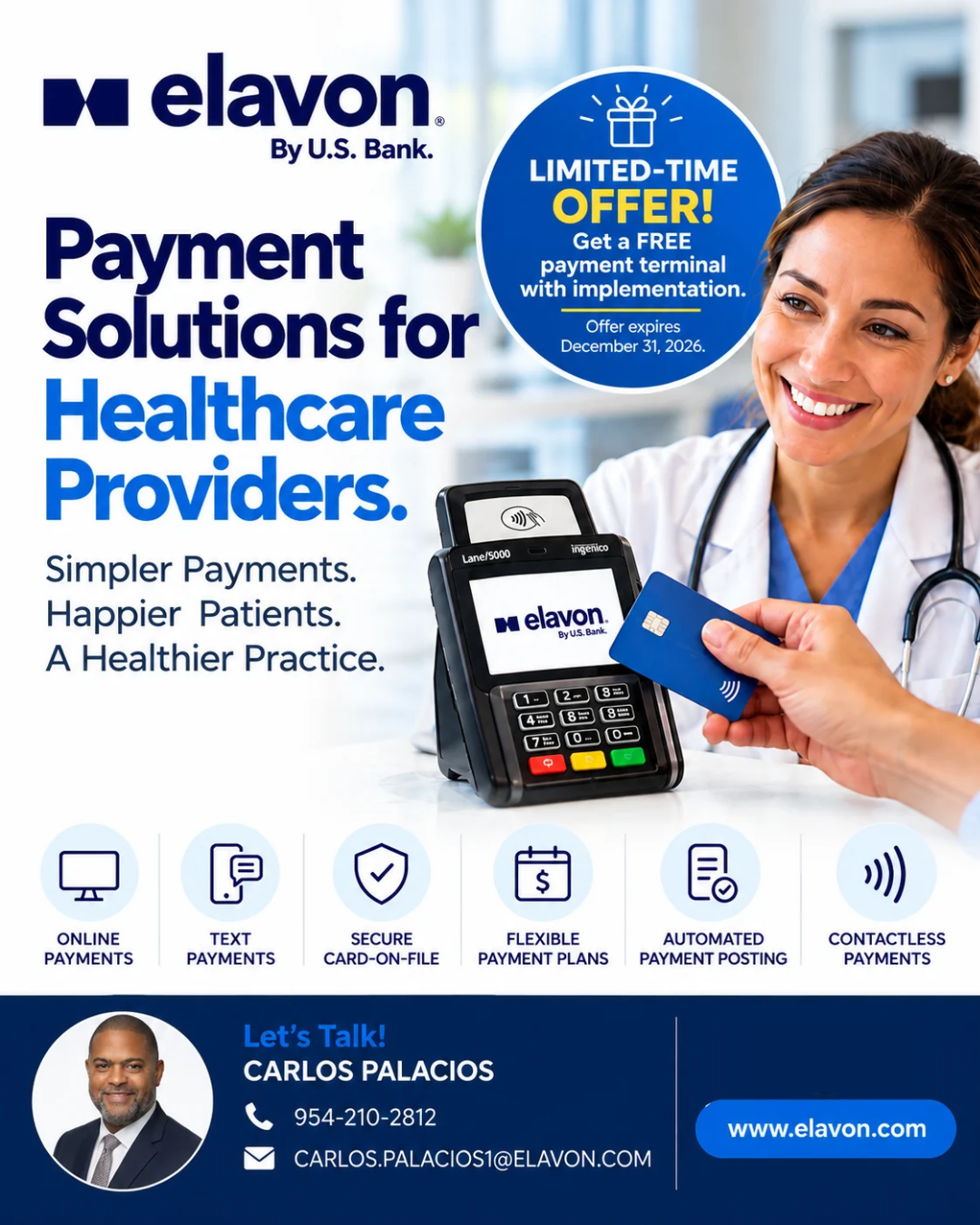 Elavon by U.S. Bank: Smarter Healthcare Payments, Happier Patients & Better Cash Flow