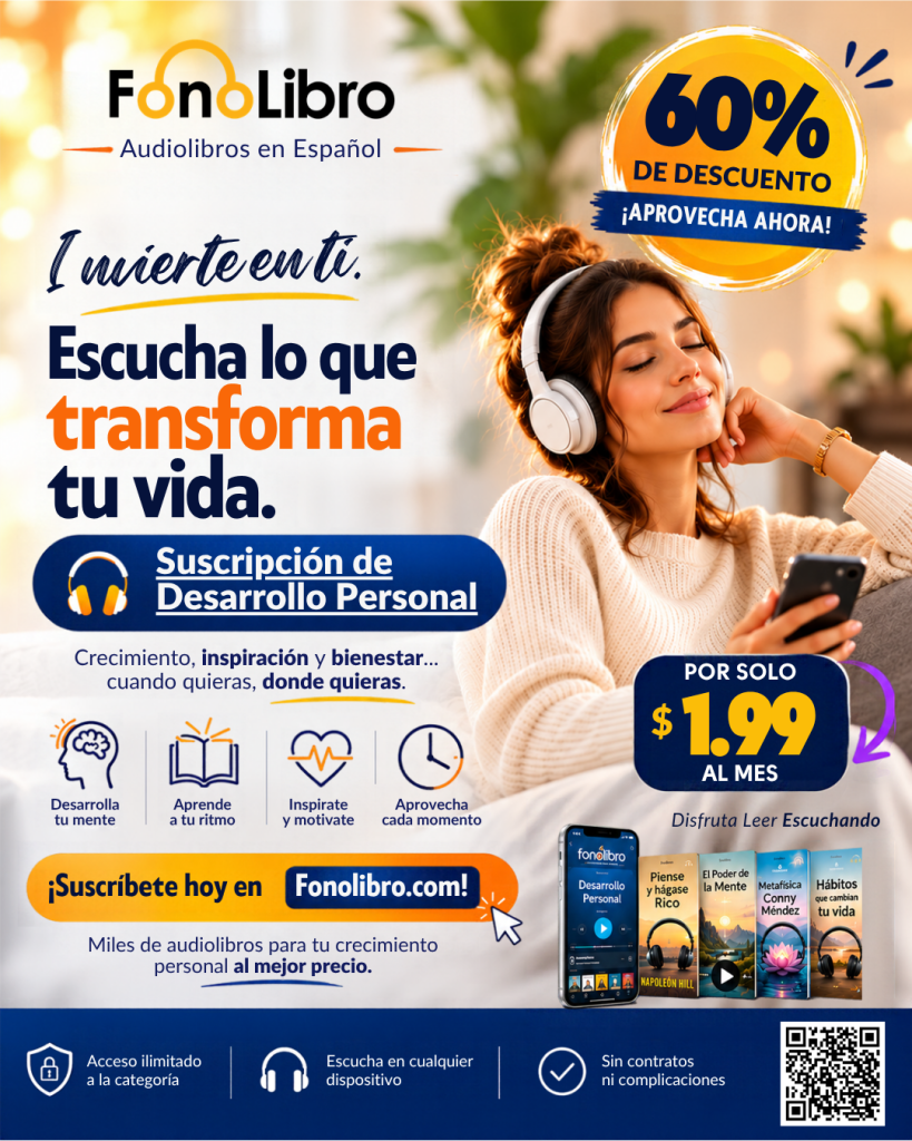 FONOLIBRO INC. Invierte en Ti: Audiolibros por solo $1.99 al mes