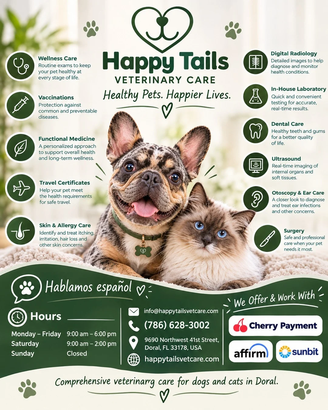 Happy Tails Veterinary Care – Healthy Pets, Happier Lives!