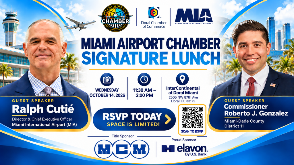 Miami Airport Chamber Signature Lunch with Ralph Cutié & Roberto J. Gonzalez