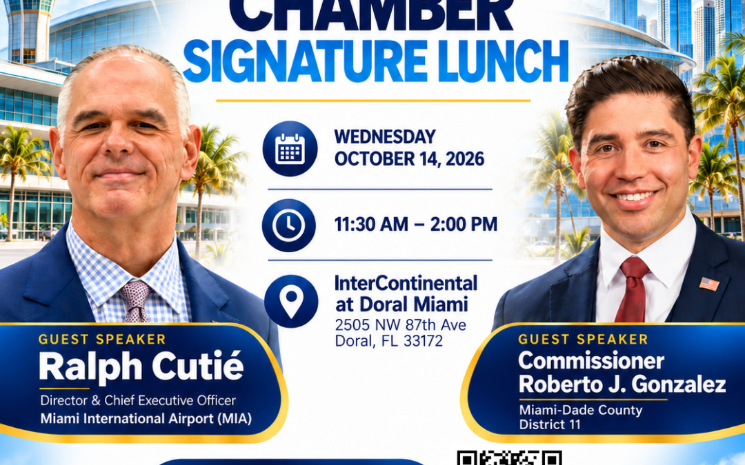 Miami Airport Chamber Signature Lunch with Ralph Cutié & Roberto J. Gonzalez