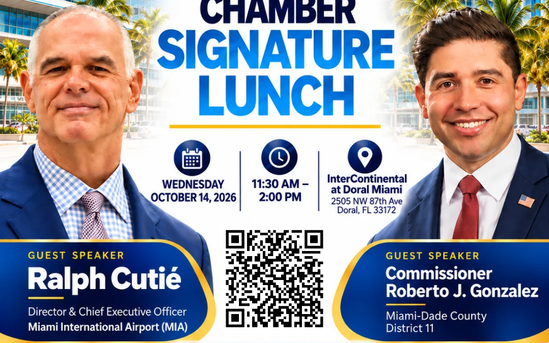 Miami Airport Chamber Signature Lunch with Ralph Cutié & Roberto J. Gonzalez