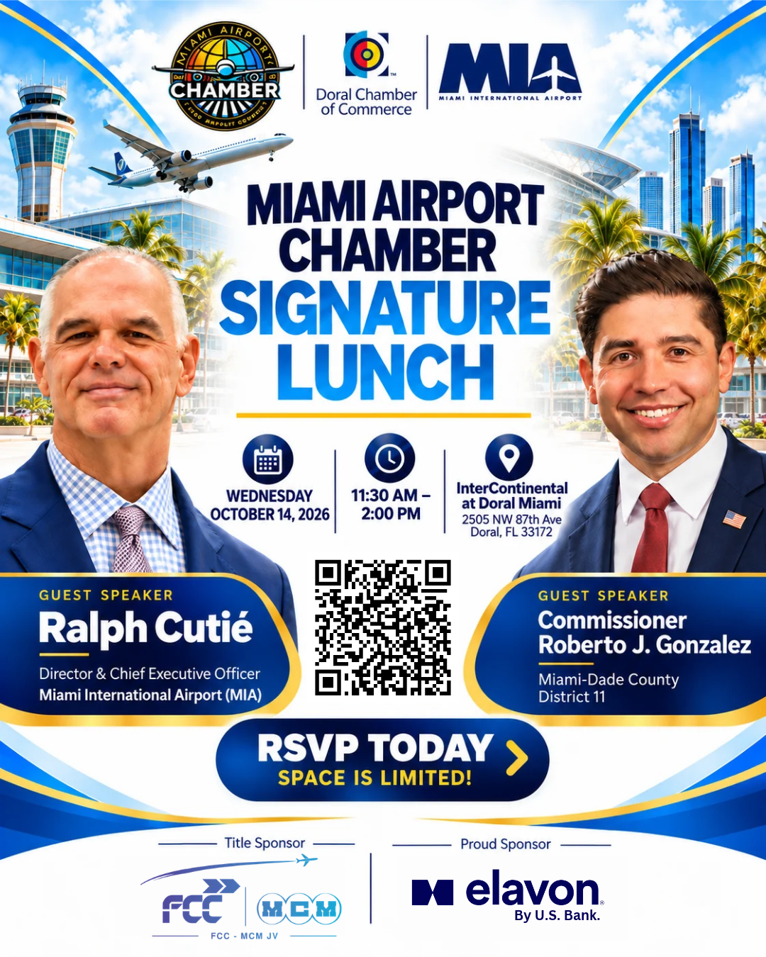 Miami Airport Chamber Signature Lunch with Ralph Cutié & Roberto J. Gonzalez