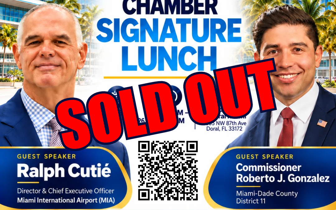 Miami Airport Chamber Signature Lunch with Ralph Cutié & Roberto J. Gonzalez