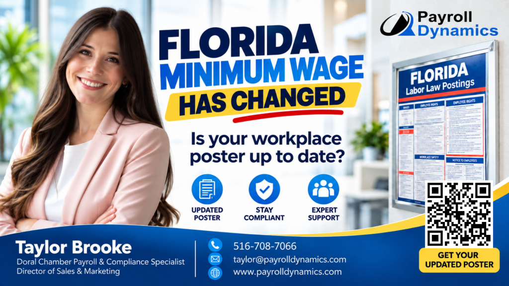 Payroll Dynamics: Florida Minimum Wage Has Changed – Is Your Business Compliant?